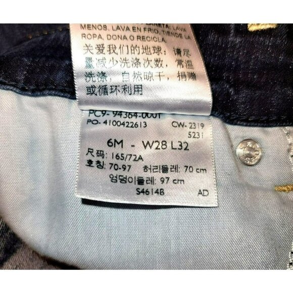 Levi Strauss Simply Stretch Modern Boot Cut Jeans - Size 6M - Picture 10 of 10